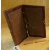 Tablette de cire double en noyer "CODICE" - Stylet Bronze